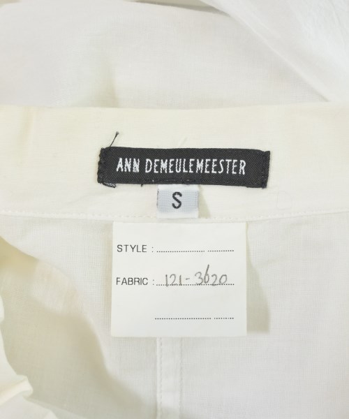 ANN DEMEULEMEESTER（アンドゥムルメステール）カジュアルシャツ 白 サイズ:S メンズ/2200693519751