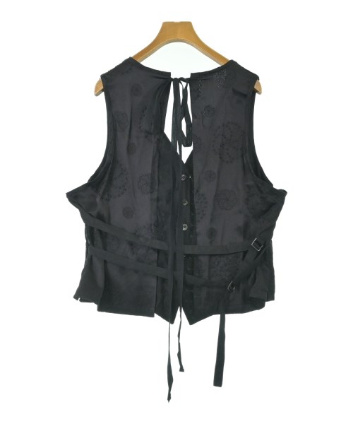 ANN DEMEULEMEESTER（アンドゥムルメステール）ベスト 黒 サイズ:38(S位) レディース/2200693758020