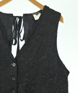 ANN DEMEULEMEESTER（アンドゥムルメステール）ベスト 黒 サイズ:38(S位) レディース/2200693758020