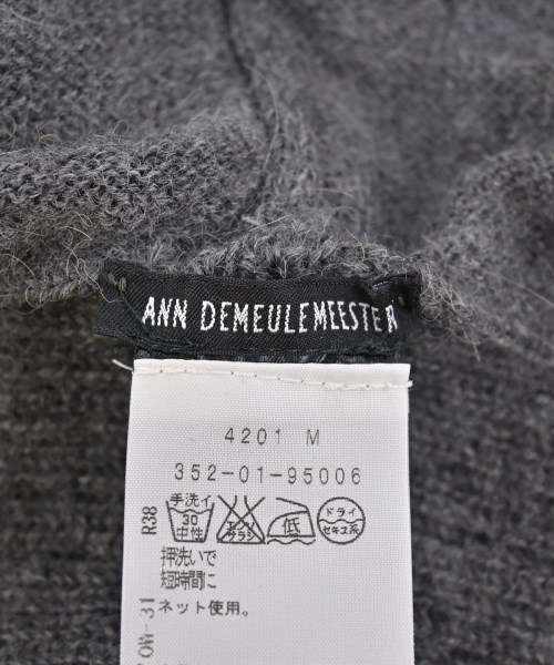 ANN DEMEULEMEESTER（アンドゥムルメステール）マフラー グレー サイズ:- メンズ/2200693758846