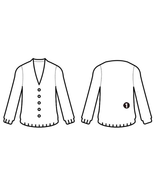 ANN DEMEULEMEESTER（アンドゥムルメステール）カーディガン 白 サイズ:36(XS位) レディース/2200693990055