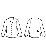 ANN DEMEULEMEESTER（アンドゥムルメステール）カーディガン 白 サイズ:36(XS位) レディース/2200693990055