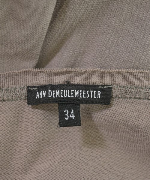 ANN DEMEULEMEESTER（アンドゥムルメステール）Tシャツ・カットソー グレー サイズ:34(XXS位) レディース/2200696019029