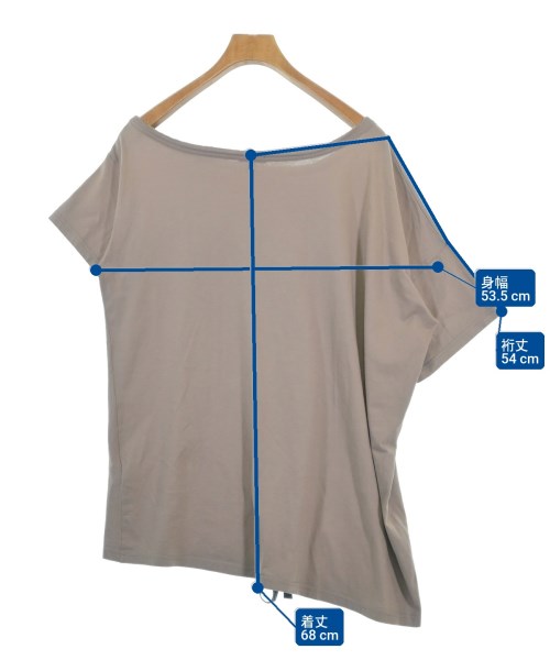 ANN DEMEULEMEESTER（アンドゥムルメステール）Tシャツ・カットソー グレー サイズ:34(XXS位) レディース/2200696019029