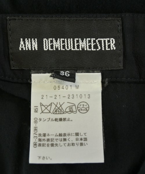 ANN DEMEULEMEESTER（アンドゥムルメステール）その他 黒 サイズ:36(S位) レディース/2200696451102