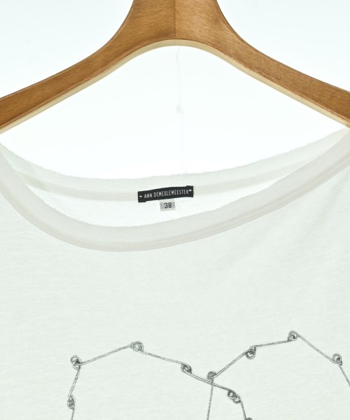 ANN DEMEULEMEESTER（アンドゥムルメステール）Tシャツ・カットソー 白 サイズ:38(S位) レディース/2200695937737