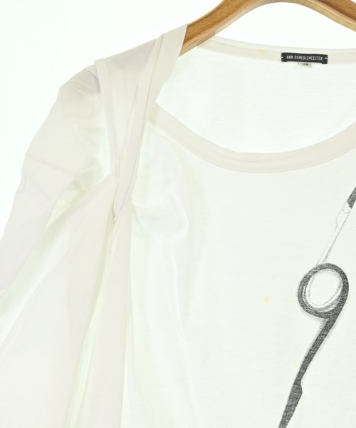 ANN DEMEULEMEESTER（アンドゥムルメステール）Tシャツ・カットソー 白 サイズ:38(S位) メンズ/2200695937744