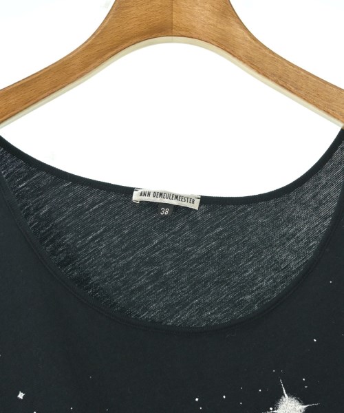 ANN DEMEULEMEESTER（アンドゥムルメステール）タンクトップ 黒 サイズ:38(S位) レディース/2200695937874