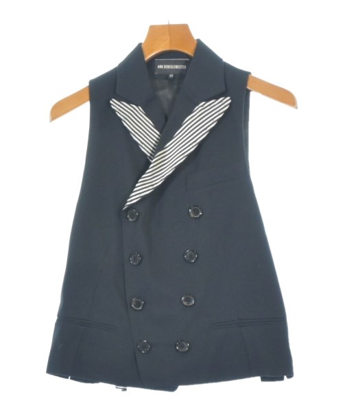 ANN DEMEULEMEESTER(アンドゥムルメステール)カジュアルシャツ 黒 サイズ:XS/2200696690297
