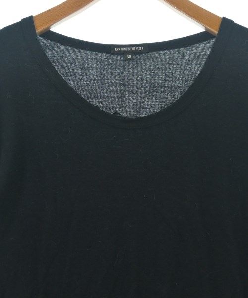 ANN DEMEULEMEESTER（アンドゥムルメステール）Tシャツ・カットソー 黒 サイズ:38(S位) レディース/2200696809088