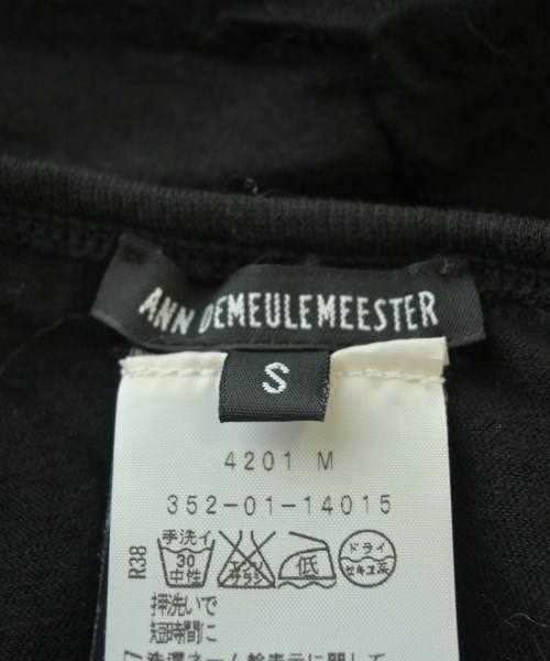 ANN DEMEULEMEESTER（アンドゥムルメステール）Tシャツ・カットソー 黒 サイズ:S レディース/2200696809965