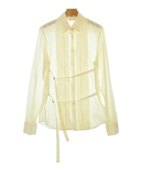 ANN DEMEULEMEESTER(アンドゥムルメステール)カジュアルシャツ 黄 サイズ:36(XS位)/2200697936578