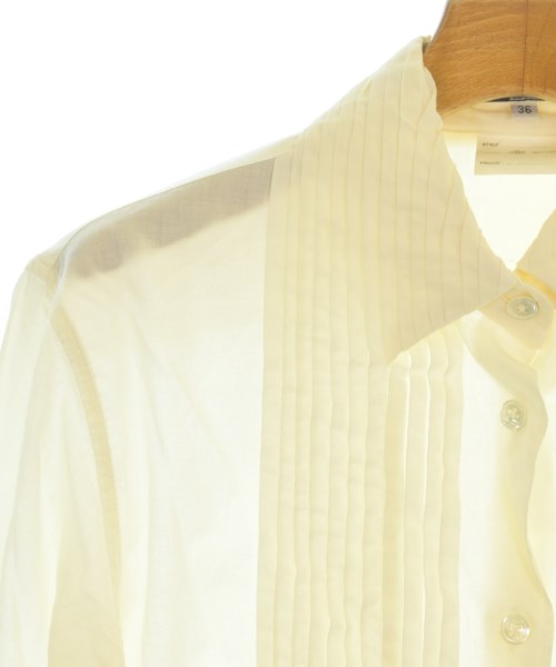 ANN DEMEULEMEESTER（アンドゥムルメステール）カジュアルシャツ 黄 サイズ:36(XS位) レディース/2200697936578