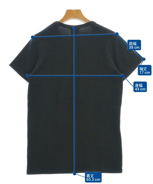 ANN DEMEULEMEESTER（アンドゥムルメステール）Tシャツ・カットソー 黒 サイズ:S レディース/2200700549061
