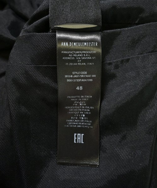 ANN DEMEULEMEESTER（アンドゥムルメステール）その他 黒 サイズ:48(L位) メンズ/2200701188023