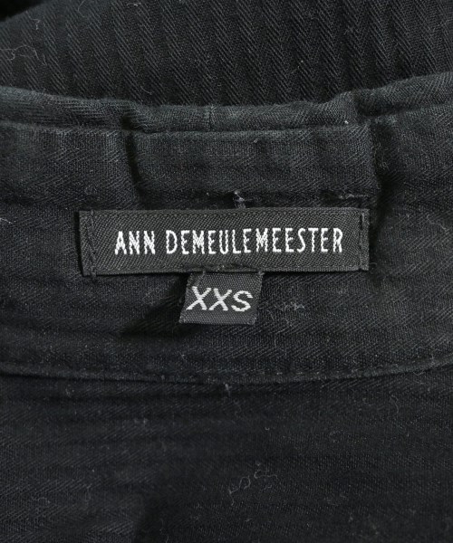 ANN DEMEULEMEESTER（アンドゥムルメステール）カジュアルシャツ 黒 サイズ:XXS メンズ/2200646983066