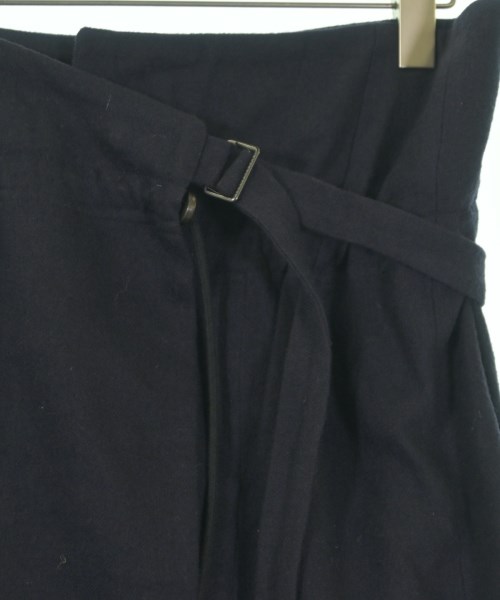 ANN DEMEULEMEESTER（アンドゥムルメステール）ひざ丈スカート 紺 サイズ:36(XS位) レディース/2200660322070