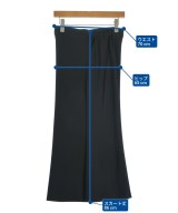 ANN DEMEULEMEESTER（アンドゥムルメステール）ひざ丈スカート 黒 サイズ:36(XS位) レディース/2200661577073