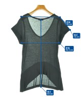 ANN DEMEULEMEESTER（アンドゥムルメステール）Tシャツ・カットソー 黒 サイズ:36(XS位) レディース/2200711807020