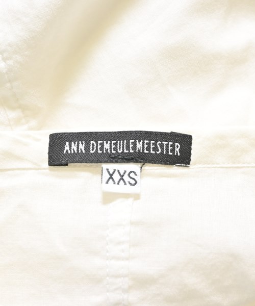 ANN DEMEULEMEESTER（アンドゥムルメステール）カジュアルシャツ 白 サイズ:XXS メンズ/2200712004022