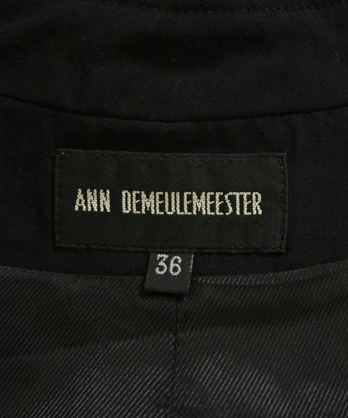 ANN DEMEULEMEESTER（アンドゥムルメステール）ベスト 黒 サイズ:36(XS位) レディース/2200715772089