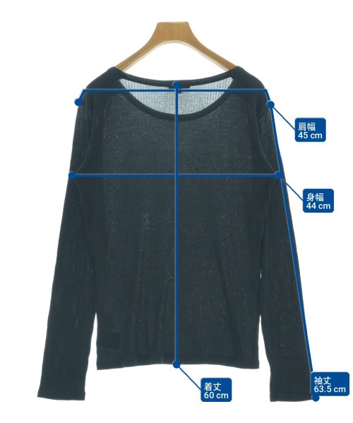 ANN DEMEULEMEESTER（アンドゥムルメステール）Tシャツ・カットソー 紺 サイズ:XS レディース/2200714880082