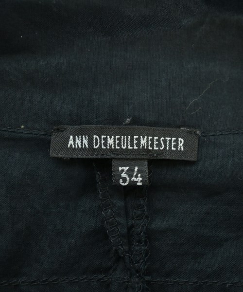 ANN DEMEULEMEESTER（アンドゥムルメステール）ブラウス 黒 サイズ:34(XXS位) レディース/2200647653067