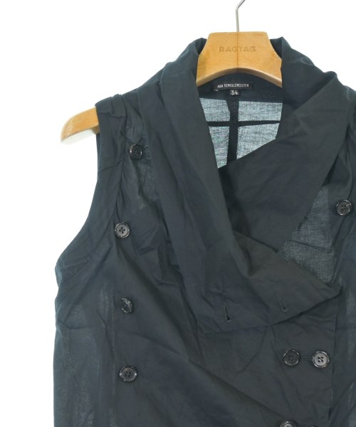 ANN DEMEULEMEESTER（アンドゥムルメステール）ブラウス 黒 サイズ:34(XXS位) レディース/2200647653067