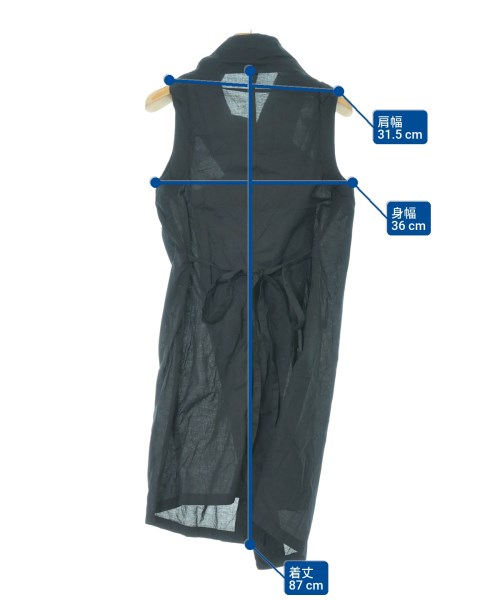 ANN DEMEULEMEESTER（アンドゥムルメステール）ブラウス 黒 サイズ:34(XXS位) レディース/2200647653067