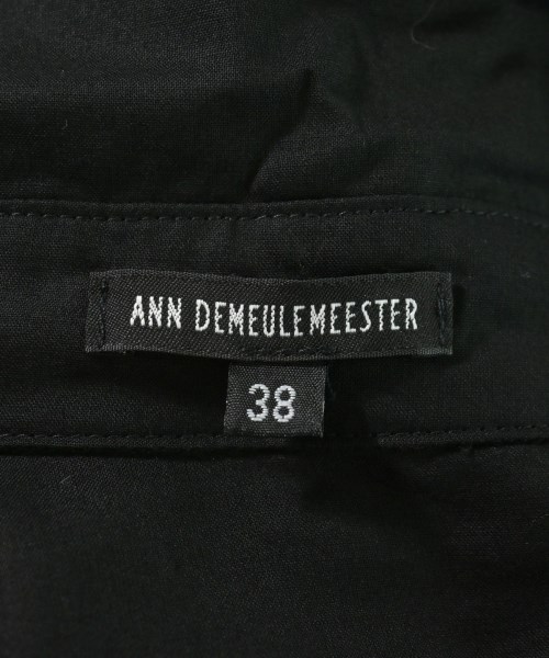 ANN DEMEULEMEESTER（アンドゥムルメステール）カジュアルシャツ 黒 サイズ:38(S位) レディース/2200700832750