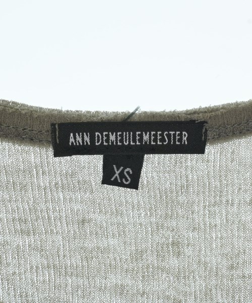 ANN DEMEULEMEESTER（アンドゥムルメステール）タンクトップ カーキ サイズ:XS メンズ/2200702042553