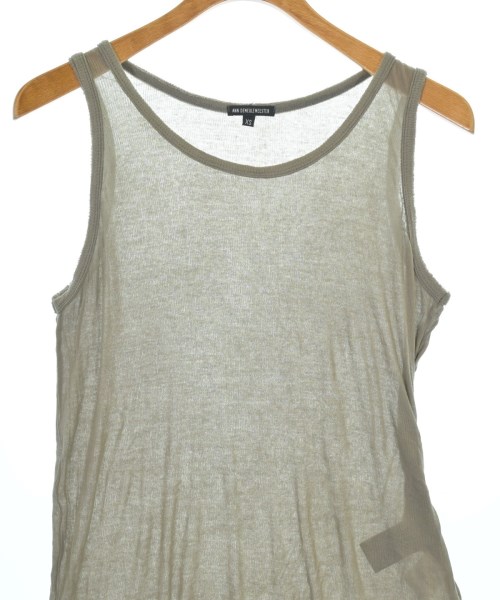 ANN DEMEULEMEESTER（アンドゥムルメステール）タンクトップ カーキ サイズ:XS メンズ/2200702042553