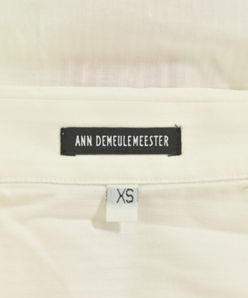 ANN DEMEULEMEESTER（アンドゥムルメステール）カジュアルシャツ 白 サイズ:XS メンズ/2200702147067