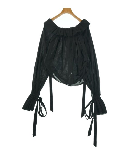 ANN DEMEULEMEESTER（アンドゥムルメステール）ブラウス 黒 サイズ:36(XS位) レディース/2200702471025