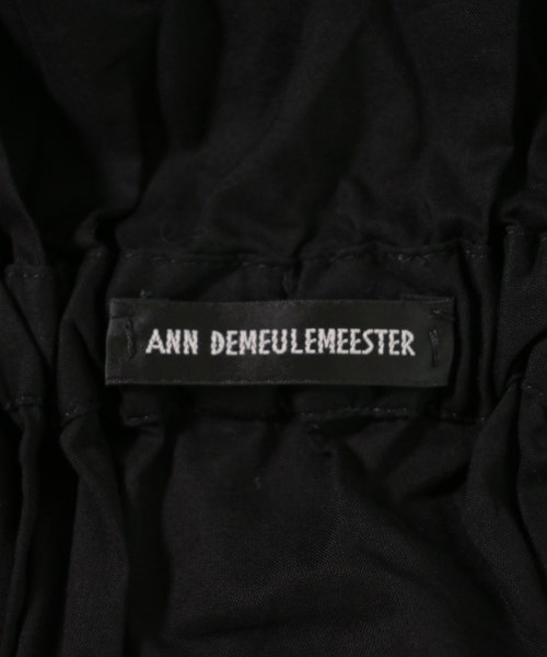 ANN DEMEULEMEESTER（アンドゥムルメステール）ブラウス 黒 サイズ:36(XS位) レディース/2200702471025