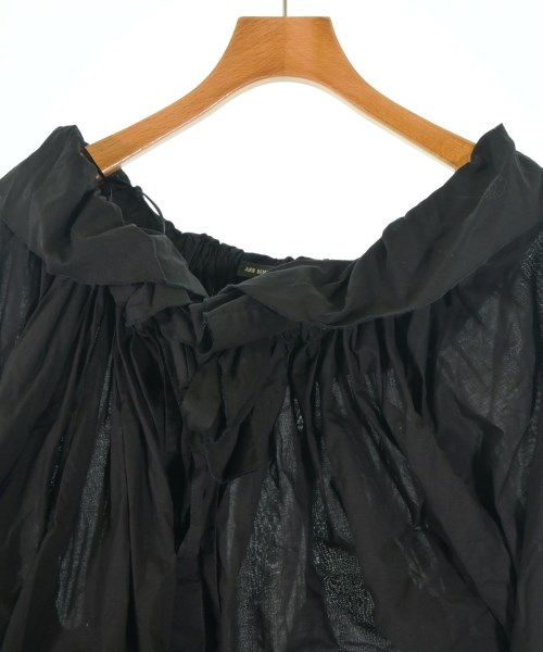 ANN DEMEULEMEESTER（アンドゥムルメステール）ブラウス 黒 サイズ:36(XS位) レディース/2200702471025