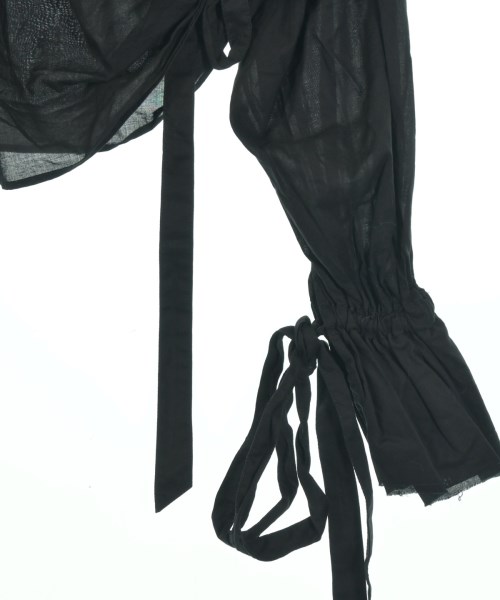 ANN DEMEULEMEESTER（アンドゥムルメステール）ブラウス 黒 サイズ:36(XS位) レディース/2200702471025