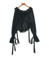 ANN DEMEULEMEESTER（アンドゥムルメステール）ブラウス 黒 サイズ:36(XS位) レディース/2200702471025