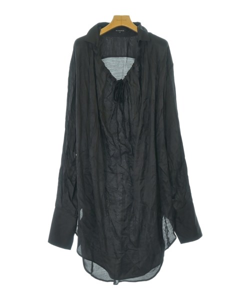 ANN DEMEULEMEESTER（アンドゥムルメステール）カジュアルシャツ 黒 サイズ:36(XS位) レディース/2200702447112