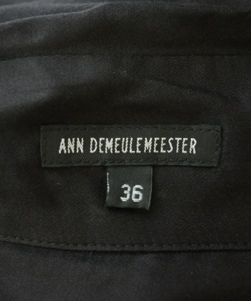 ANN DEMEULEMEESTER（アンドゥムルメステール）カジュアルシャツ 黒 サイズ:36(XS位) レディース/2200702447112