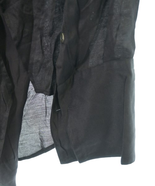 ANN DEMEULEMEESTER（アンドゥムルメステール）カジュアルシャツ 黒 サイズ:36(XS位) レディース/2200702447112
