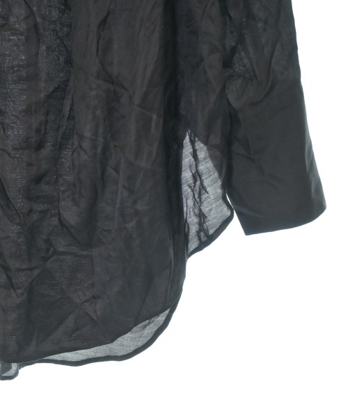 ANN DEMEULEMEESTER（アンドゥムルメステール）カジュアルシャツ 黒 サイズ:36(XS位) レディース/2200702447112