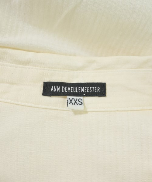 ANN DEMEULEMEESTER（アンドゥムルメステール）カジュアルシャツ 白 サイズ:XXS メンズ/2200705040082