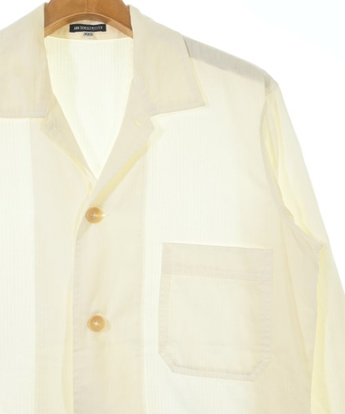 ANN DEMEULEMEESTER（アンドゥムルメステール）カジュアルシャツ 白 サイズ:XXS メンズ/2200705040082