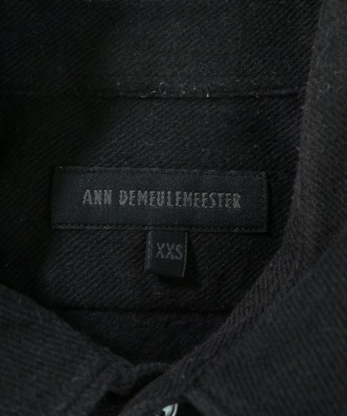 ANN DEMEULEMEESTER（アンドゥムルメステール）カジュアルシャツ 黒 サイズ:XXS メンズ/2200705742092