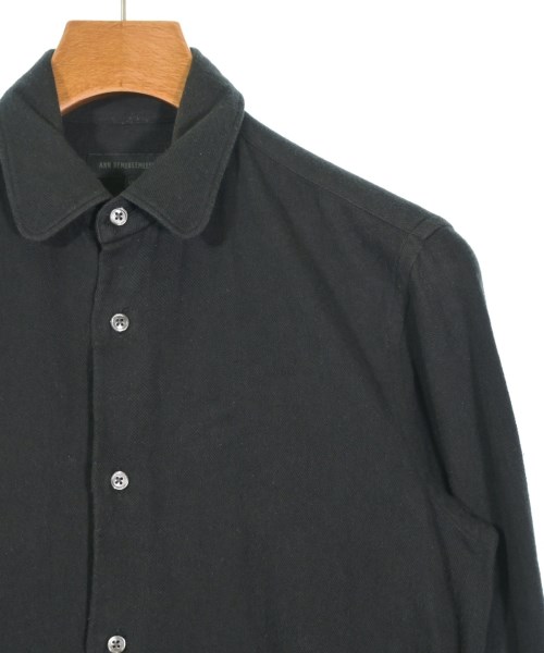 ANN DEMEULEMEESTER（アンドゥムルメステール）カジュアルシャツ 黒 サイズ:XXS メンズ/2200705742092