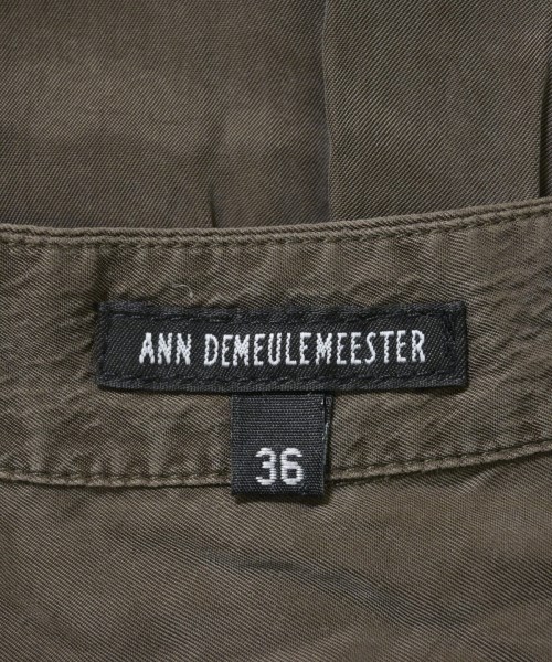 ANN DEMEULEMEESTER（アンドゥムルメステール）ワンピース カーキ サイズ:36(XS位) レディース/2200702831010