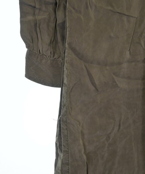 ANN DEMEULEMEESTER（アンドゥムルメステール）ワンピース カーキ サイズ:36(XS位) レディース/2200702831010