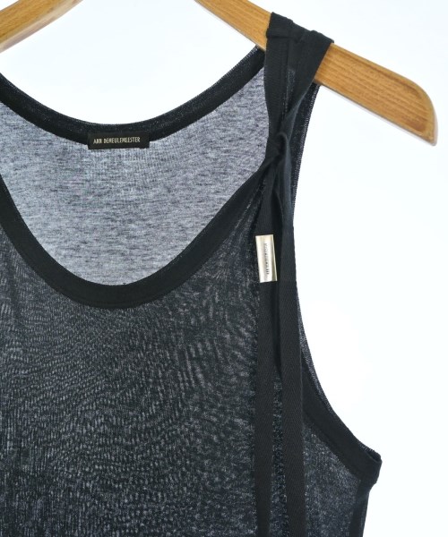 ANN DEMEULEMEESTER（アンドゥムルメステール）タンクトップ 黒 サイズ:M メンズ/2200709651031
