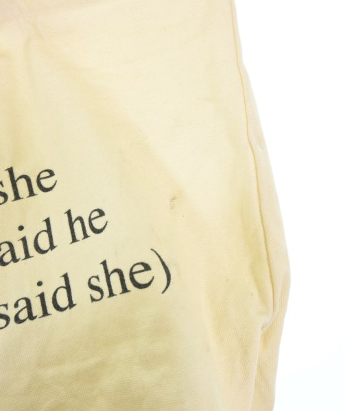 ANN DEMEULEMEESTER（アンドゥムルメステール）トートバッグ 白 サイズ:- メンズ/2200661441169